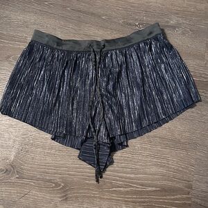 Victoria's Secret Metallic Gray sleep shorts